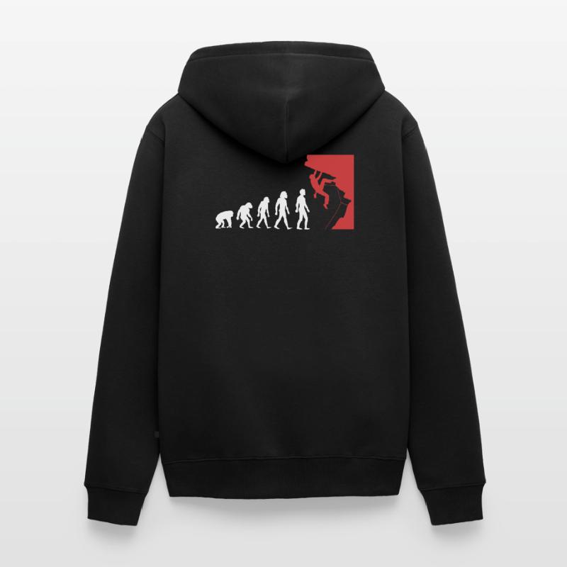 Klettern Evolution Unisex Premium Bio Zip Hoodie