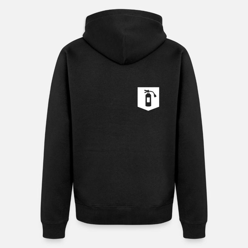 Extincteur d'incendie - Veste à capuche bio Premium Unisexe - noir