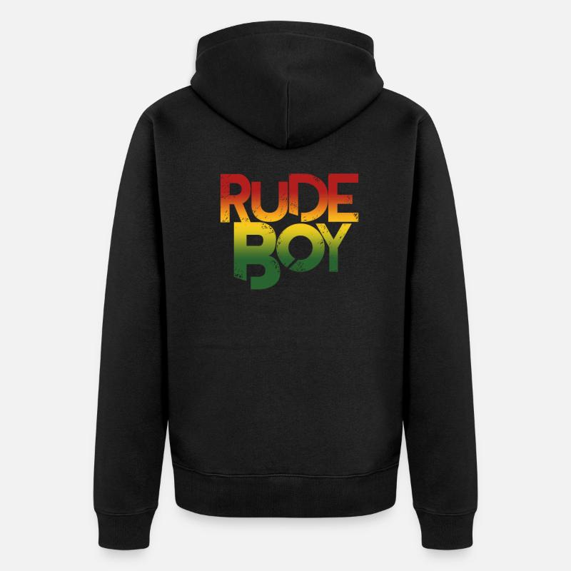 Rasta - Veste à capuche bio Premium Unisexe - noir