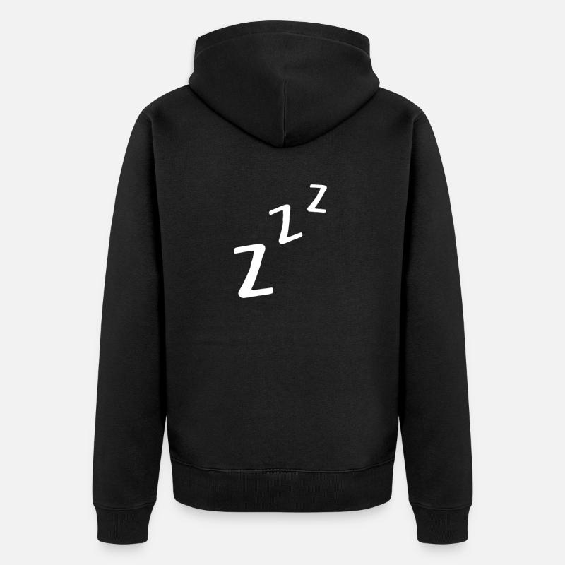 Zzz - Veste à capuche bio Premium Unisexe - noir