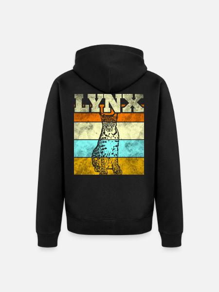 Lynx - Veste à capuche bio Premium Unisexe - noir