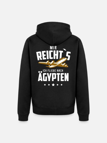 Ägypten - Unisex Premium Bio Zip Hoodie - Schwarz