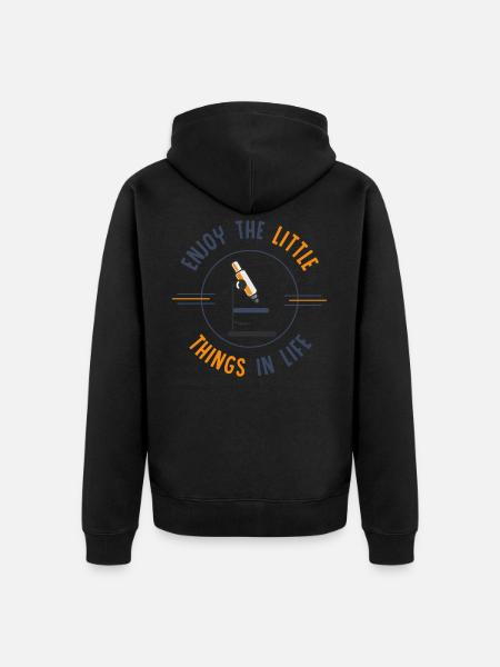Biology, Biology Genetics, Teacher, - Unisex Premium Organic Zip Hoodie - black