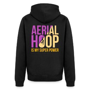 Aerialer Dance, Aerialer Danceinnen, - Veste à capuche bio Premium Unisexe - noir - Dos - Nico (187cm)