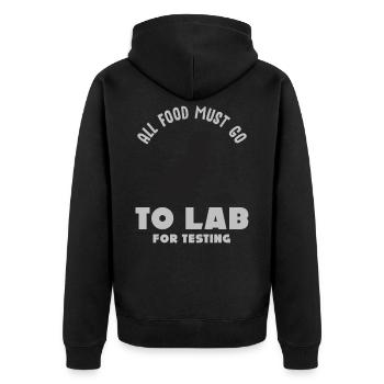 Labrador, Labrador Race, Agility, - Veste à capuche bio Premium Unisexe - noir - Dos - Nico (187cm)