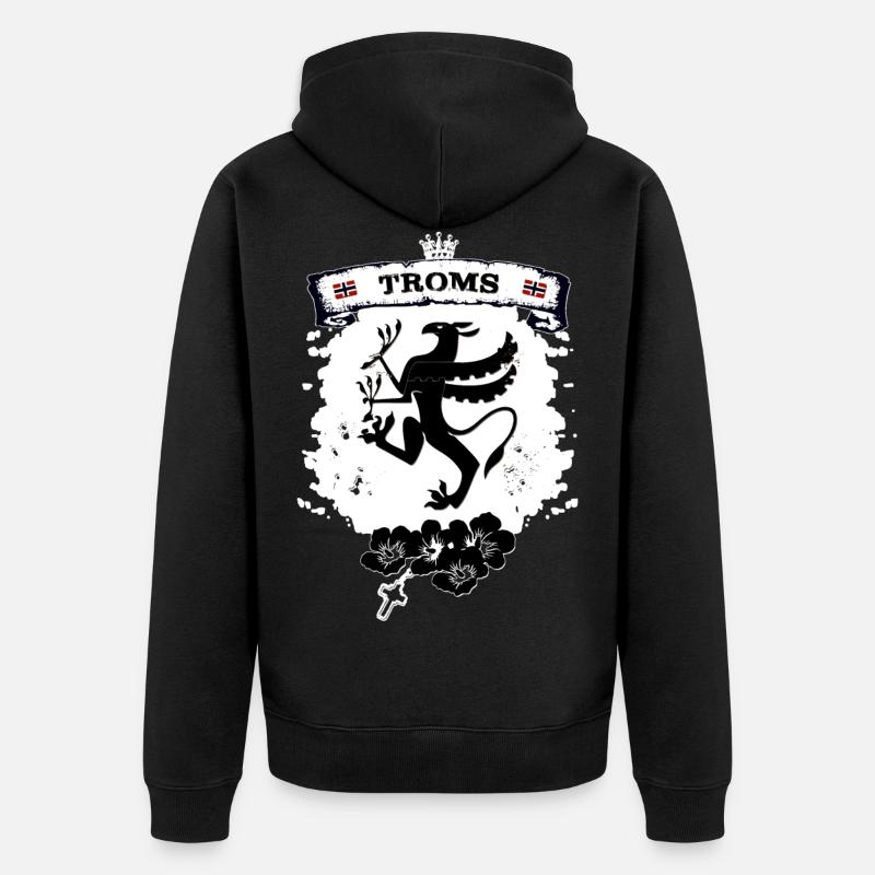 Troms - Veste à capuche bio Premium Unisexe - noir