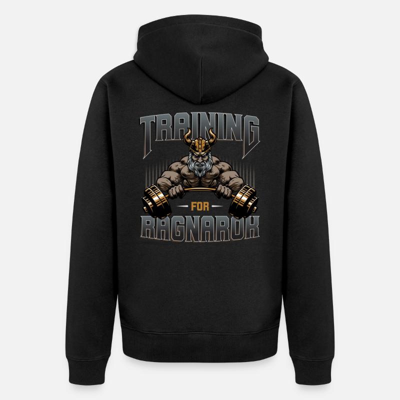 Vikings, Vikings Odin, Thor, - Veste à capuche bio Premium Unisexe - noir