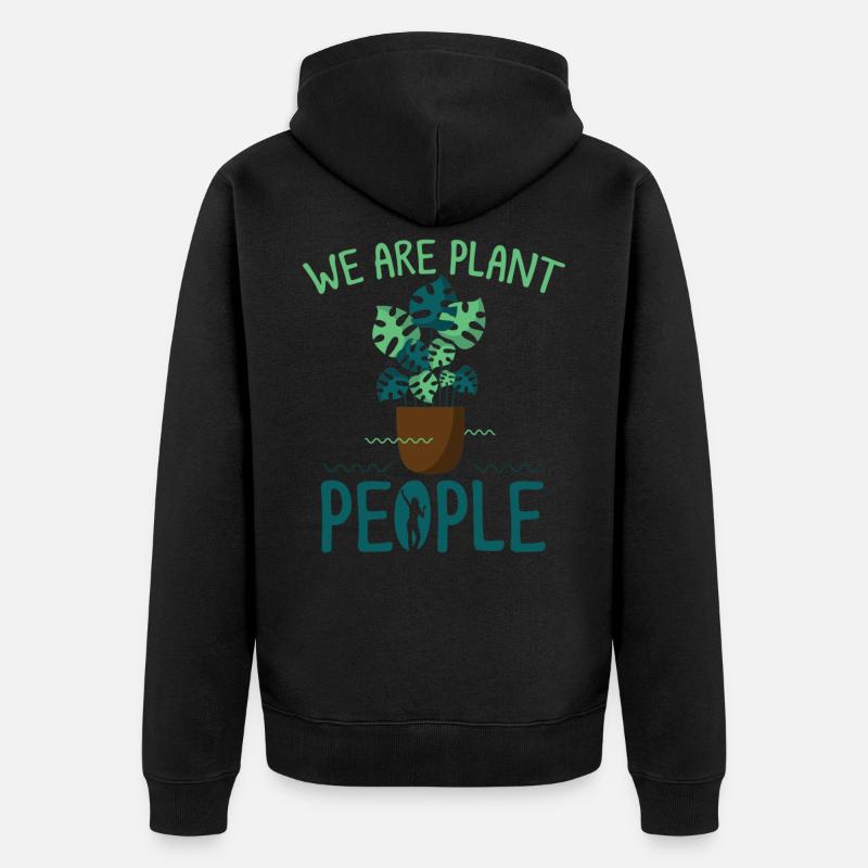 plante, plante d’intérieur, plantes, - Veste à capuche bio Premium Unisexe - noir