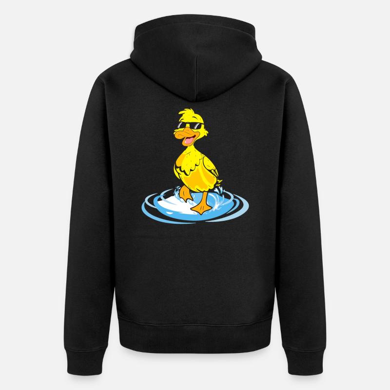 Canard Cool - Veste à capuche bio Premium Unisexe - noir