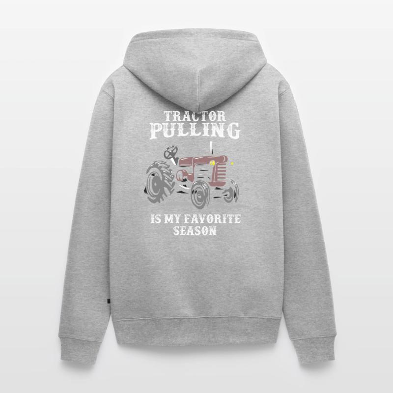 tractor pulling, tractor pulling tractor, pulling, Unisex Premium Organic Zip Hoodie