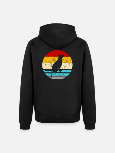 German Shepherd Dog Lover Shepherd - Unisex Premium Organic Zip Hoodie - black