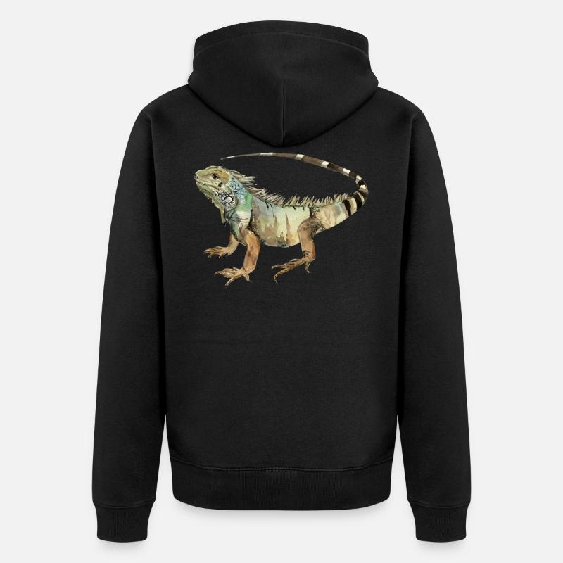 Liguane - Veste à capuche bio Premium Unisexe - noir