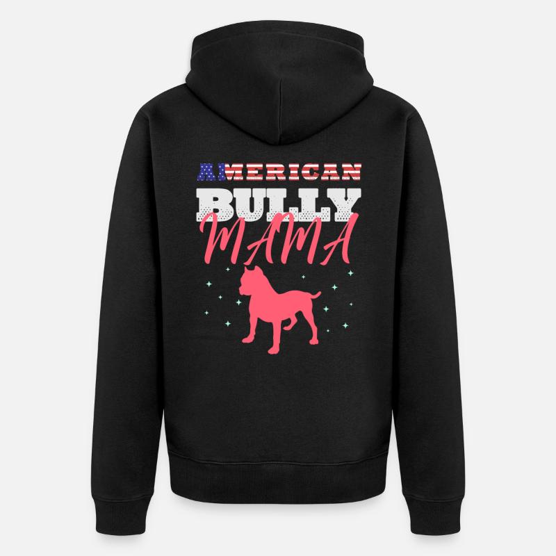 American Bully Bully, Pitbull, - Veste à capuche bio Premium Unisexe - noir