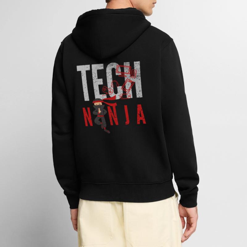 tech, tech analyst, programmer, Unisex Premium Bio Zip Hoodie