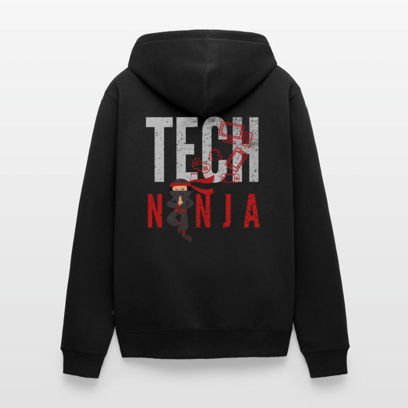 tech, tech analyst, programmateur, Veste à capuche bio Premium Unisexe