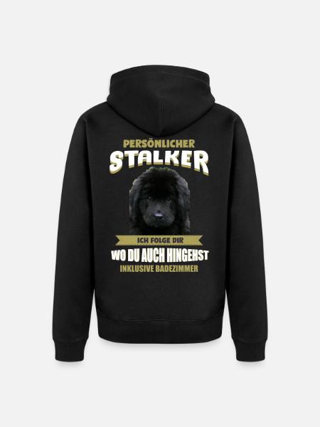 Neufundländer Hund - Neufundländer - Unisex Premium Bio Zip Hoodie - Schwarz