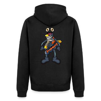 Inline Skating Inliner - Veste à capuche bio Premium Unisexe - noir - Dos - Nico (187cm)