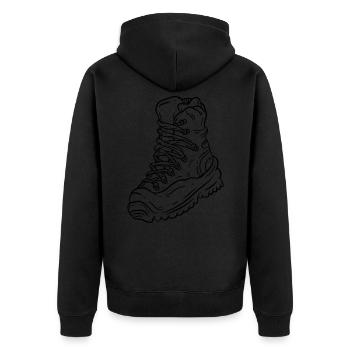 Randonnée chaussures de randonnée - Veste à capuche bio Premium Unisexe - noir - Dos - Nico (187cm)