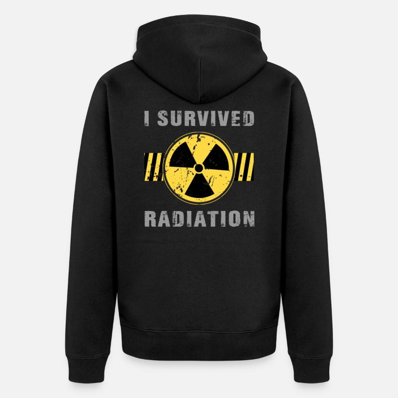 Chemo, Chemo Chemo Strahlung, Krebs, - Unisex Premium Bio Zip Hoodie - Schwarz