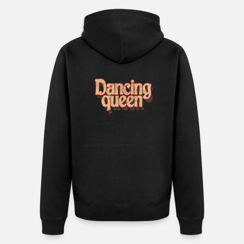 Disco - Unisex Premium Bio Zip Hoodie - Schwarz