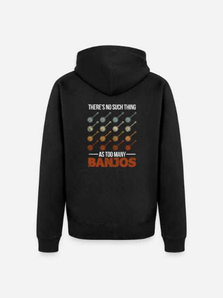 Banjo - Veste à capuche bio Premium Unisexe - noir