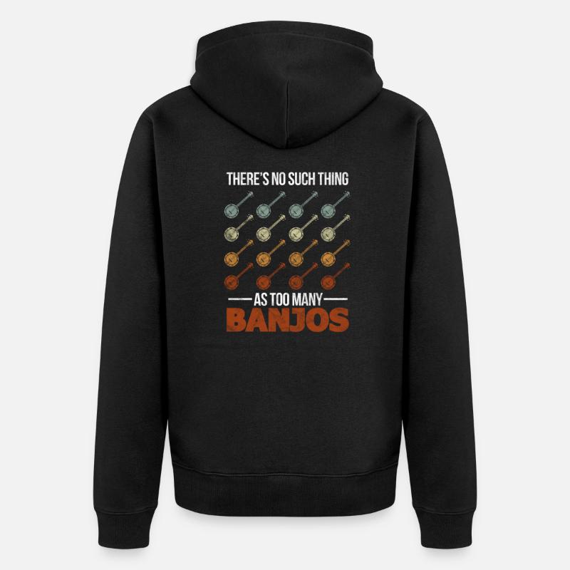 Banjo - Veste à capuche bio Premium Unisexe - noir