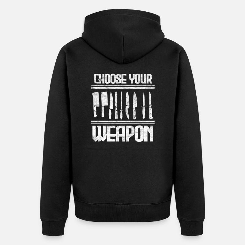 Cuisinier - Veste à capuche bio Premium Unisexe - noir