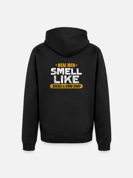 Farmer - Unisex Premium Organic Zip Hoodie - black