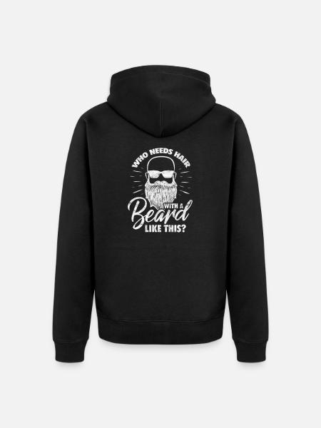 Bart - Veste à capuche bio Premium Unisexe - noir