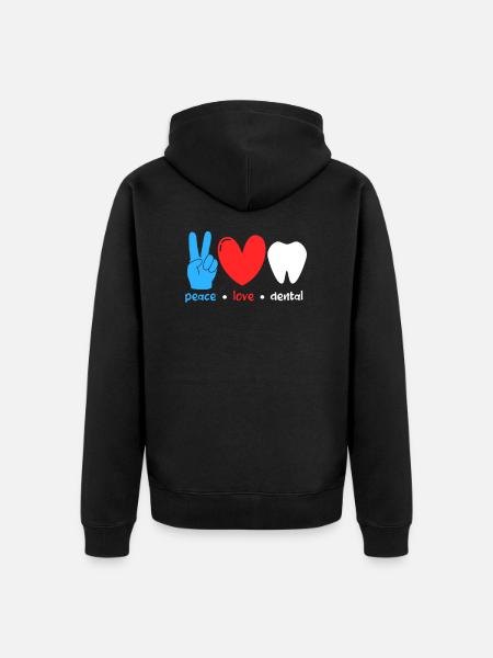 Dentist Dentist Dentist Teeth Gift - Unisex Premium Organic Zip Hoodie - black