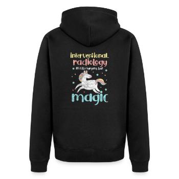 Radiologie - Veste à capuche bio Premium Unisexe - noir - Dos - Nico (187cm)