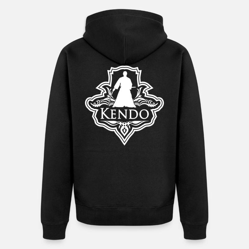 Kendo - Veste à capuche bio Premium Unisexe - noir