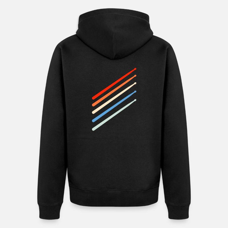 Batterie - Veste à capuche bio Premium Unisexe - noir