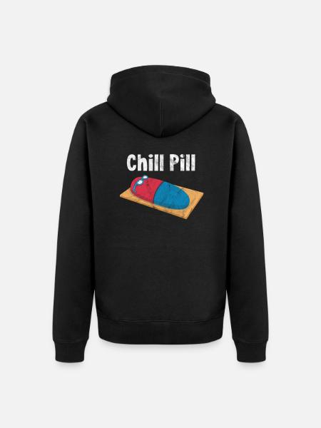 Pharmacy - Unisex Premium Organic Zip Hoodie - black