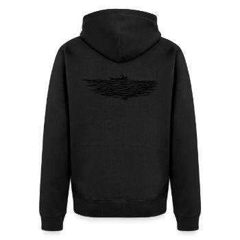 Natation Nageurs Piscine Piscine extérieure Nageur - Veste à capuche bio Premium Unisexe - noir - Dos - Nico (187cm)