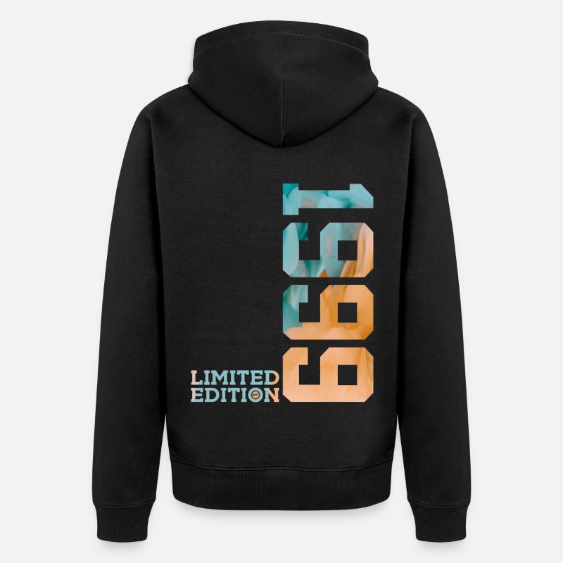 27E ANNIVERSAIRE ÉDITION LIMITÉE 1999 - Veste à capuche bio Premium Unisexe - noir