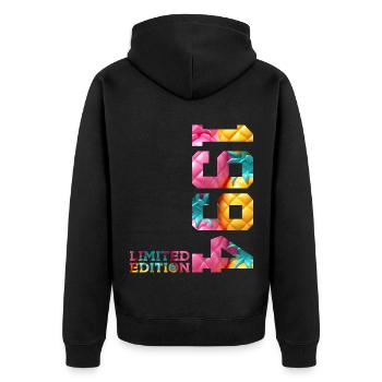 32ND BIRTHDAY LIMITED EDITION 1994 - Unisex Premium Organic Zip Hoodie - black - Back - Nico (187cm)