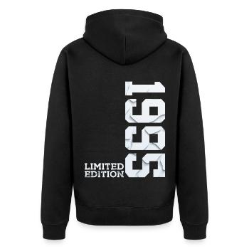31ST BIRTHDAY LIMITED EDITION 1995 - Unisex Premium Organic Zip Hoodie - black - Back - Nico (187cm)