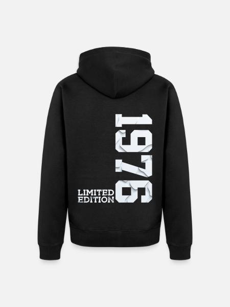 50E ANNIVERSAIRE ÉDITION LIMITÉE 1976 - Veste à capuche bio Premium Unisexe - noir
