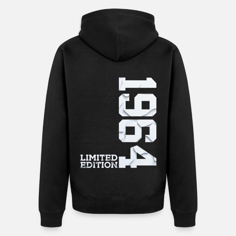 62E ANNIVERSAIRE ÉDITION LIMITÉE 1964 - Veste à capuche bio Premium Unisexe - noir