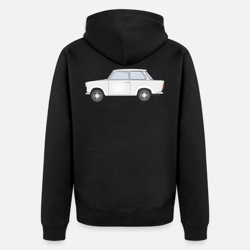 Polnisch  - Unisex Premium Bio Zip Hoodie - Schwarz