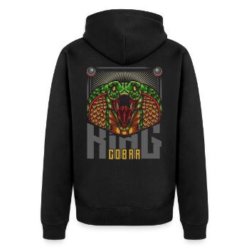 king Cobra - Veste à capuche bio Premium Unisexe - noir - Dos - Nico (187cm)