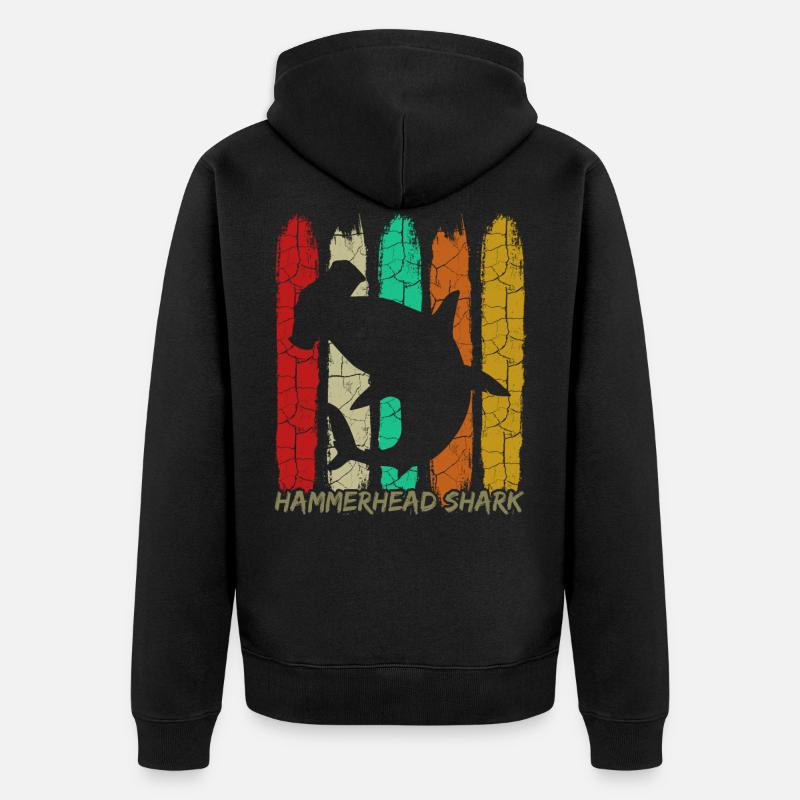 Hammerhead - Veste à capuche bio Premium Unisexe - noir
