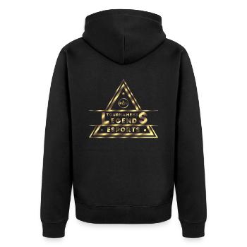 E-Sports - Veste à capuche bio Premium Unisexe - noir - Dos - Nico (187cm)