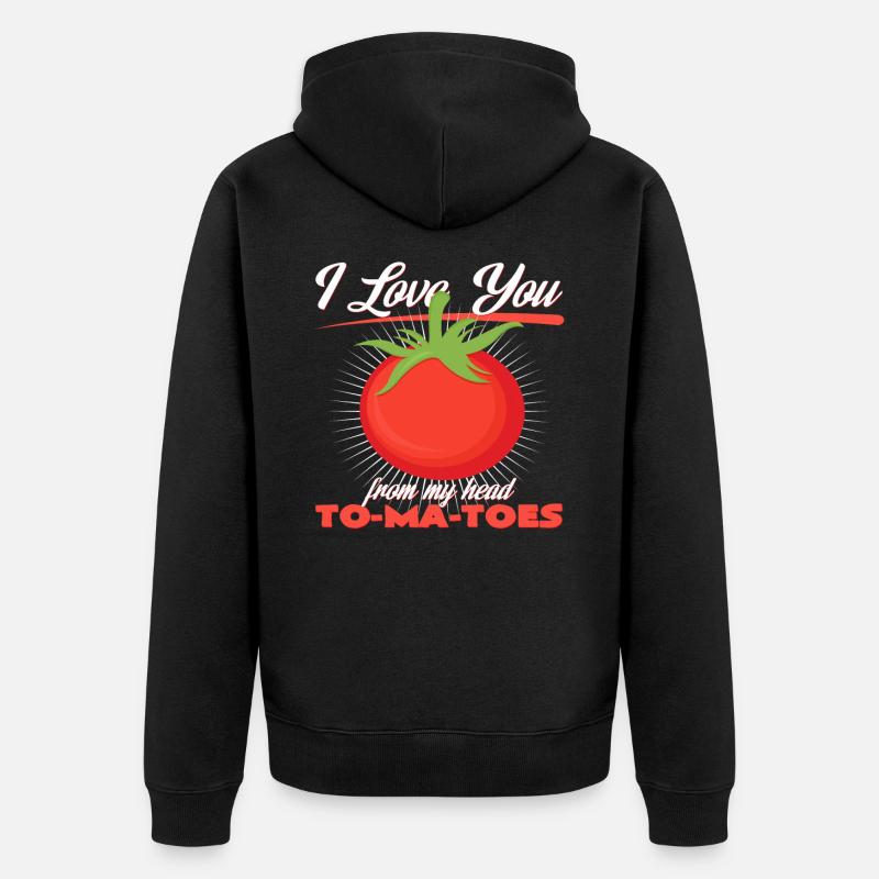 tomate - Veste à capuche bio Premium Unisexe - noir