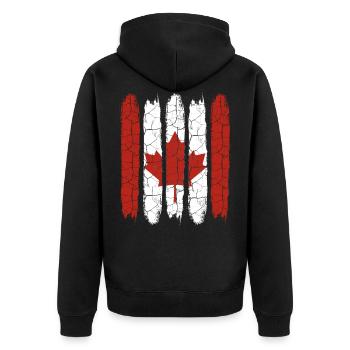 Canada - Veste à capuche bio Premium Unisexe - noir - Dos - Nico (187cm)
