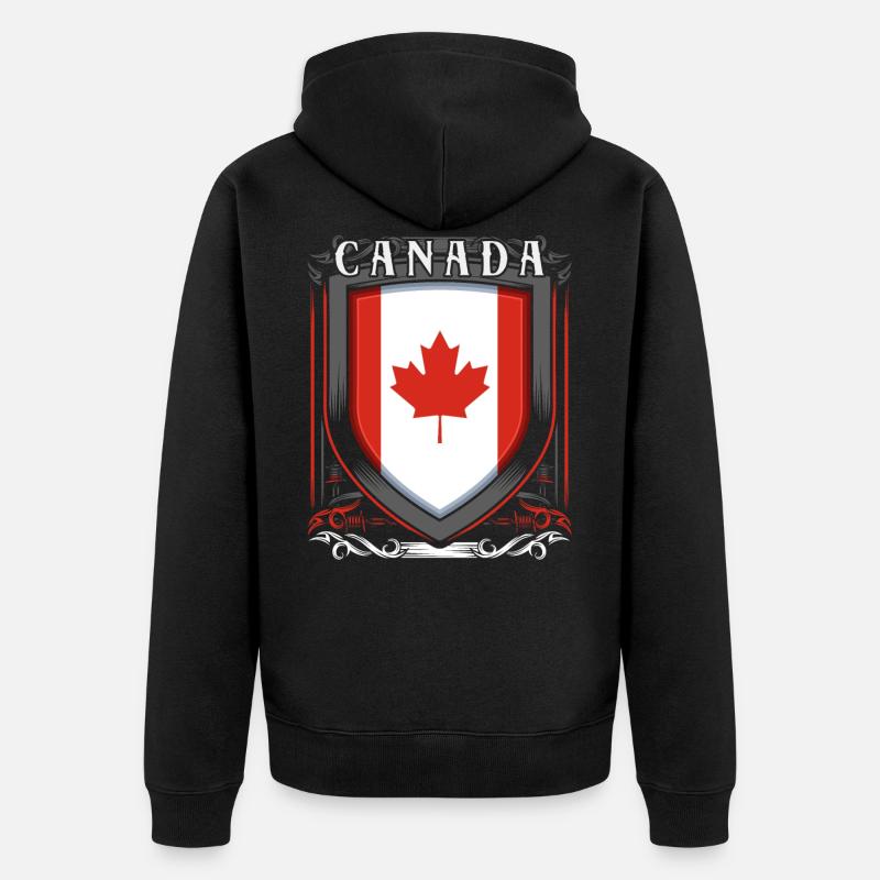 Canada - Veste à capuche bio Premium Unisexe - noir