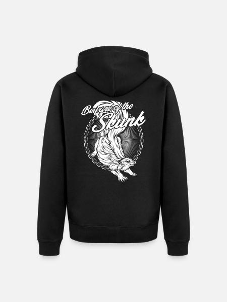 skunk - Unisex Premium Organic Zip Hoodie - black