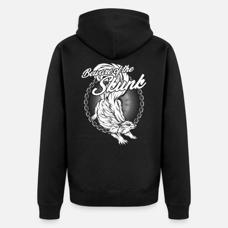 mouffette - Veste à capuche bio Premium Unisexe - noir