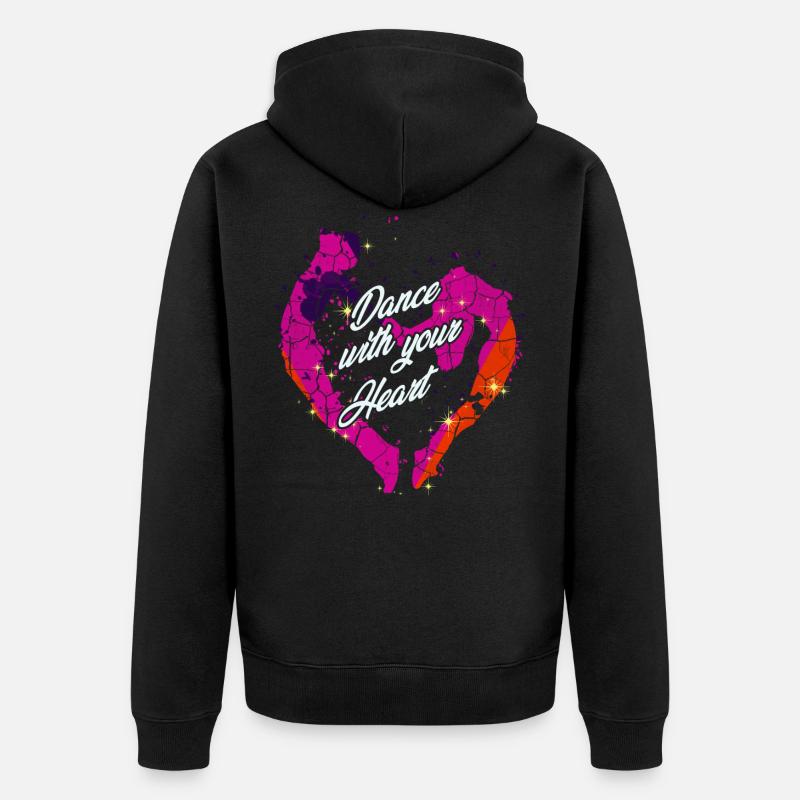 Danser - Veste à capuche bio Premium Unisexe - noir